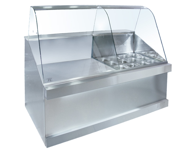 Kombinovana toplo hladna vitrina sa gastro posudama